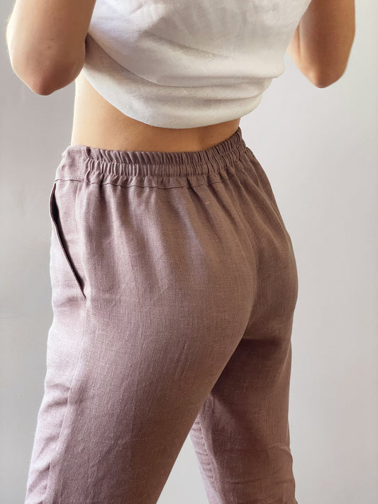 Pantalon "Lina" – Élégance naturelle en lin