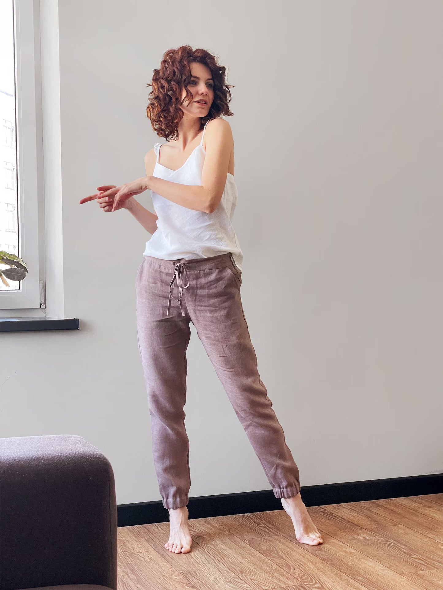 Pantalon "Lina" – Élégance naturelle en lin