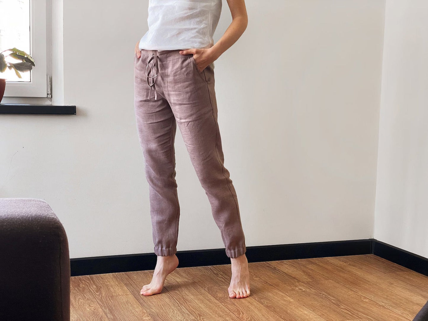 Pantalon "Lina" – Élégance naturelle en lin